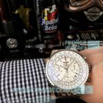Buy Best Quality Clone Breitling Navitimer White Dial Stainless Steel Watch